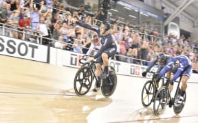 New Zealand track cyclist Eddie Dawkins