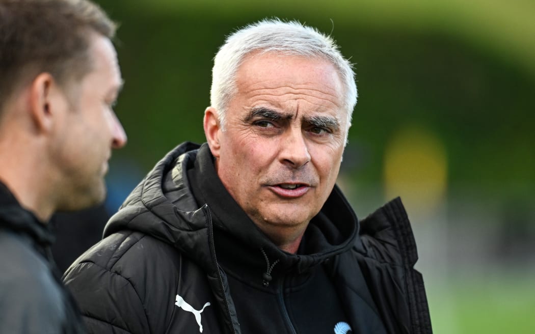 New Zealand All Whites coach Darren Bazeley.