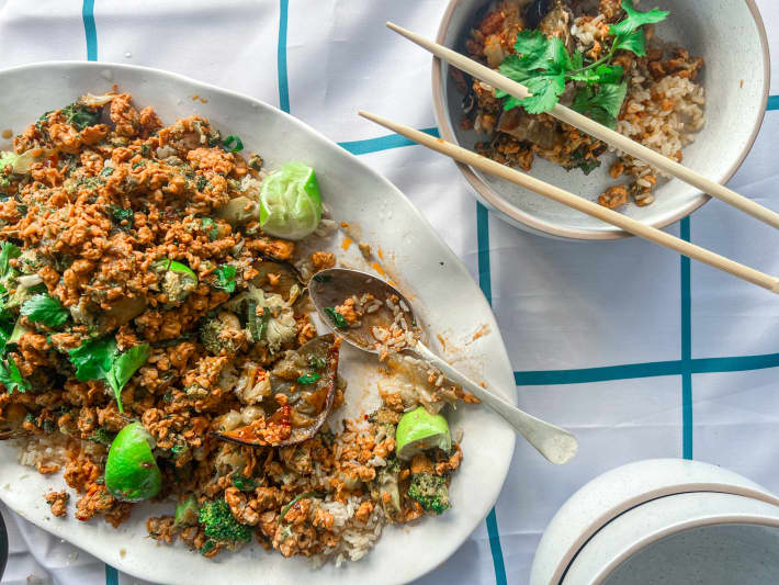 Easy Eats: Sam Parish's Eggplant Larb