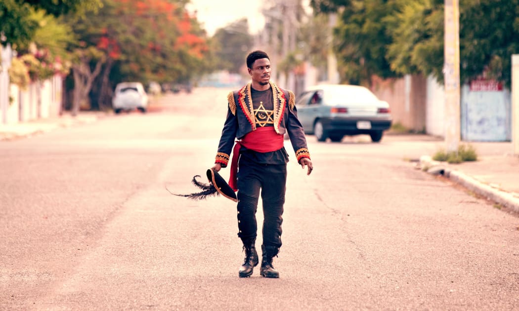 Newcomer Márchant Davis as Moses in Chris Morris’s first film in nearly ten years, The Day Shall Come.