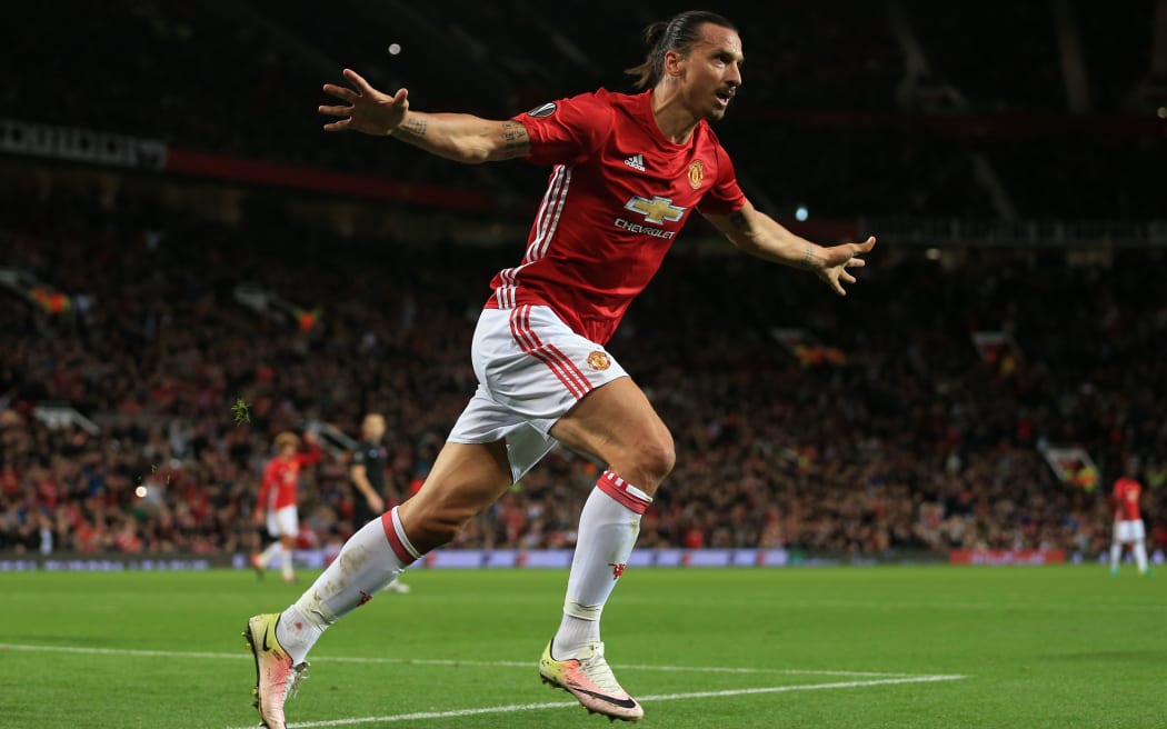 Manchester United striker Zlatan Ibrahimovic.