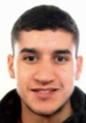Younes Abouyaaqoub, 22, has emerged as the main suspect in the Barcelona attack