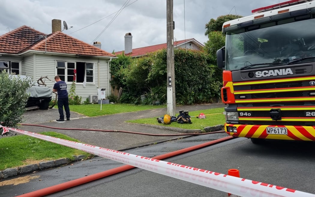 A child is in Starship Hospital with critical injuries following a house fire in Auckland's Pt Chevalier on 6 December.