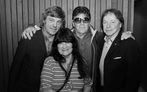 Grant Gillanders, Judy Donaldson (of The Chicks), Larry Morris (RIP) and Shane Hales.