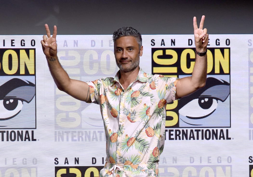 Taika Waititi at the 2017 Comic-Con convention.