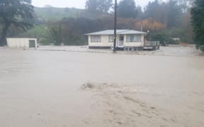 Homes in Tokomaru Bay were severely damaged by the flooding this weekend.