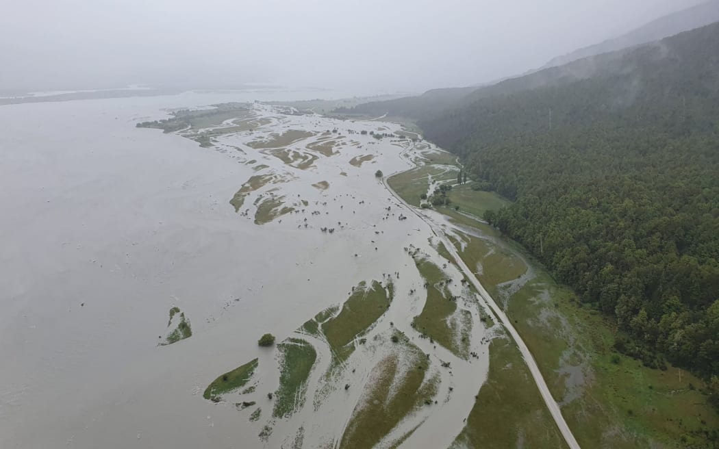 Dart River, looking towards Lake Wakatipu yesterday.