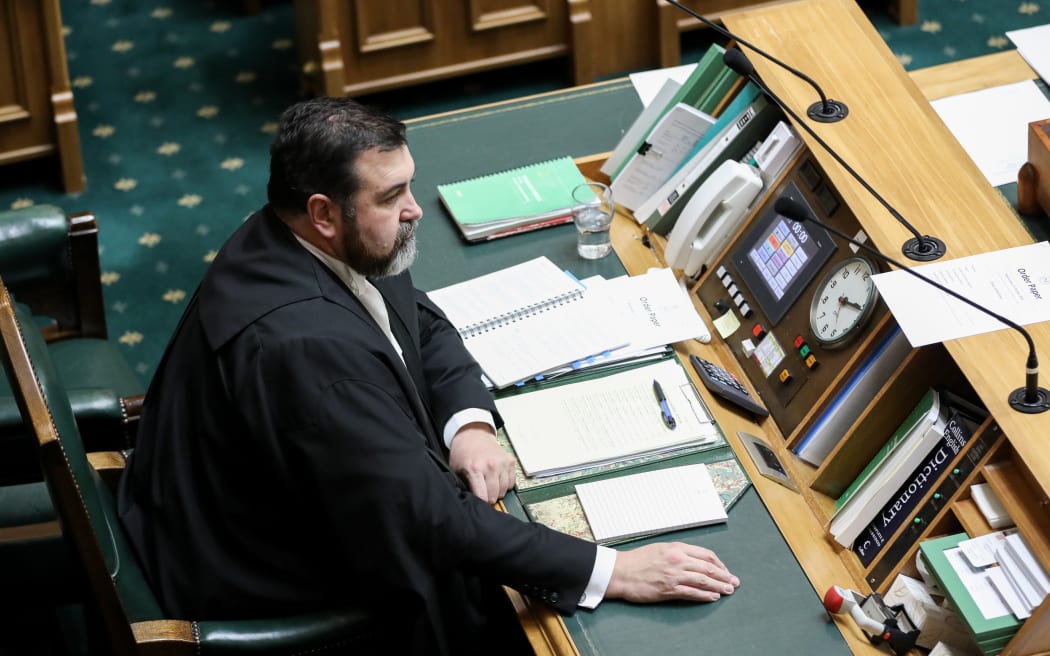 Clerk of the House David Wilson at the Table