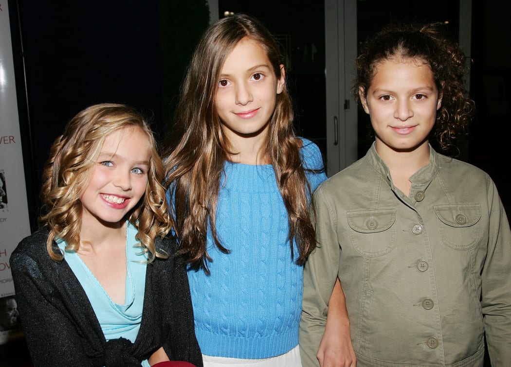 RFK grandchildren (L-R) Saoirse Kennedy Hill, Mariah Kennedy Cuomo and Cara Kennedy Cuomo in 2006 in New York City.