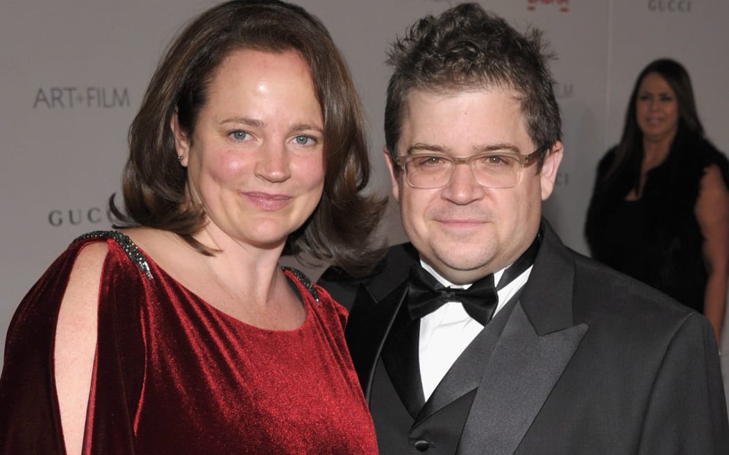 Michelle McNamara and Patton Oswalt in 2011.