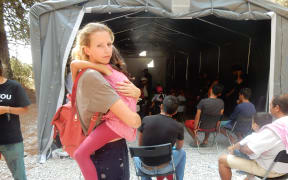Sophia Duckor-Jones at Ritsona Redugee Camp, Greece