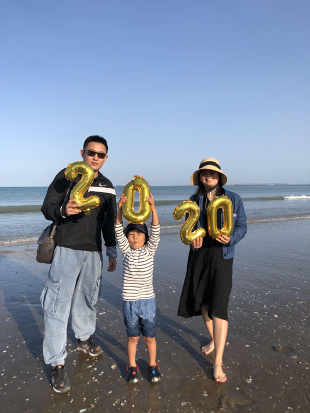 Chara Sun, Soda Liu and son Enzo