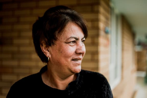 Lynette Solomon outside in West Auckland.
