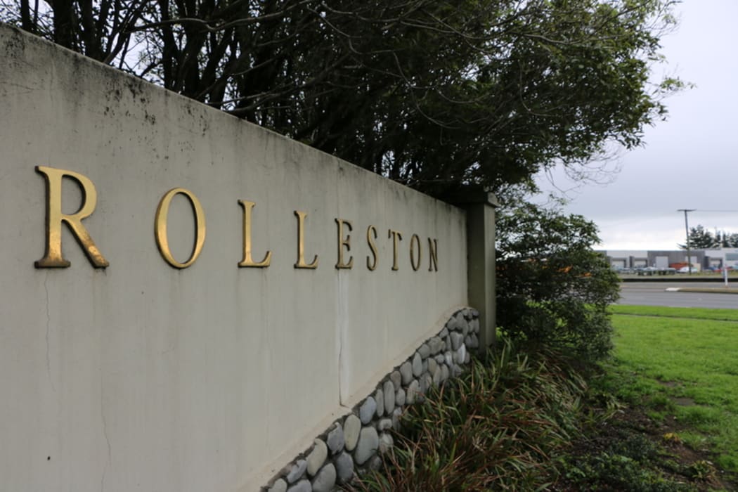 Rolleston town sign
