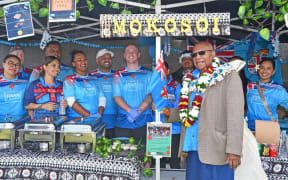 Rabuka in Auckland with Fijian community for the Fiji Day community event ahead of the Commonwealth Heads of Government Meeting (CHOGM) in Samoa last month.