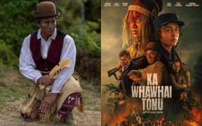 Temuera Morrison in Ka Whawhai Tonu.