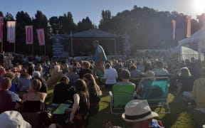 The beginning of Womad 2020 in New Plymouth tonight.
