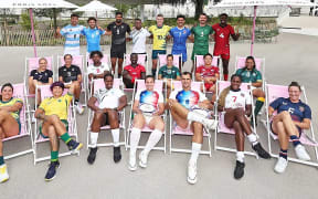 Team captains - for both men and women's teams at the Paris Olympics. Photo: World Rugby