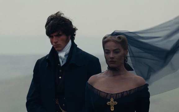 Stills from the film, Wuthering Heights.
