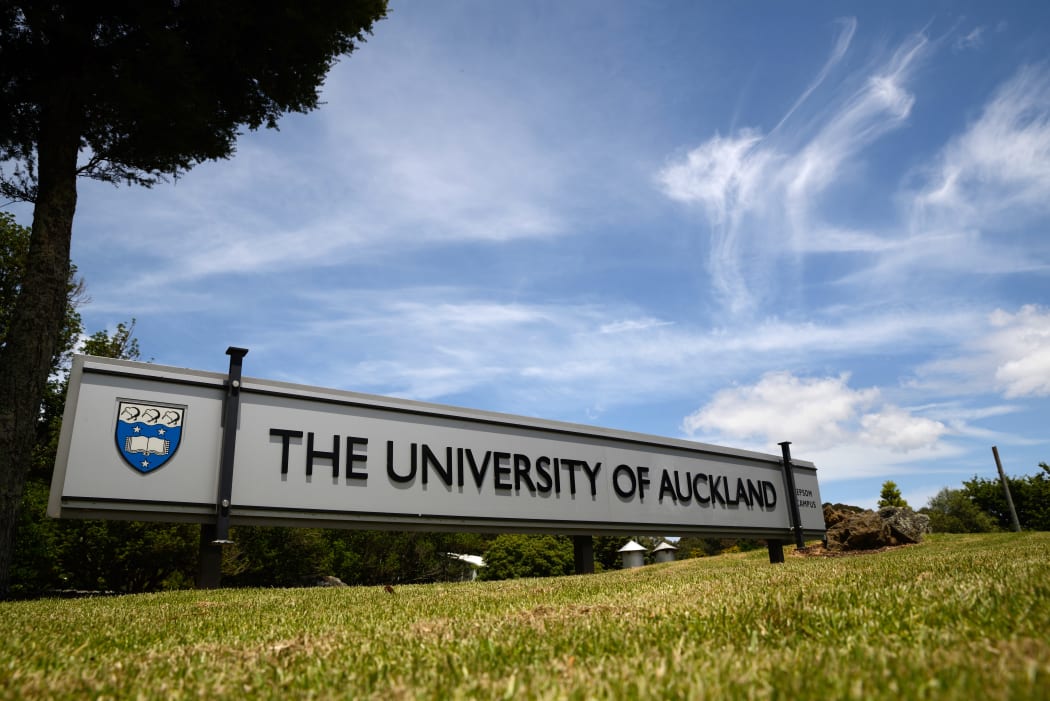 Signage for the Epsom Campus of the University of Auckland in New Zealand.