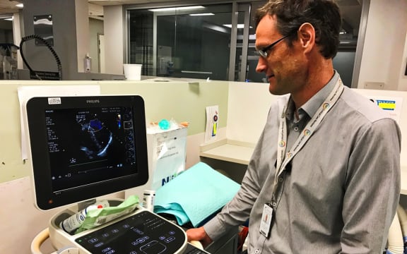 Dr Paul Young at work