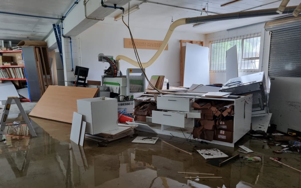 Royale Kitchen at Browns Bay was completely wiped out by the floodwaters.