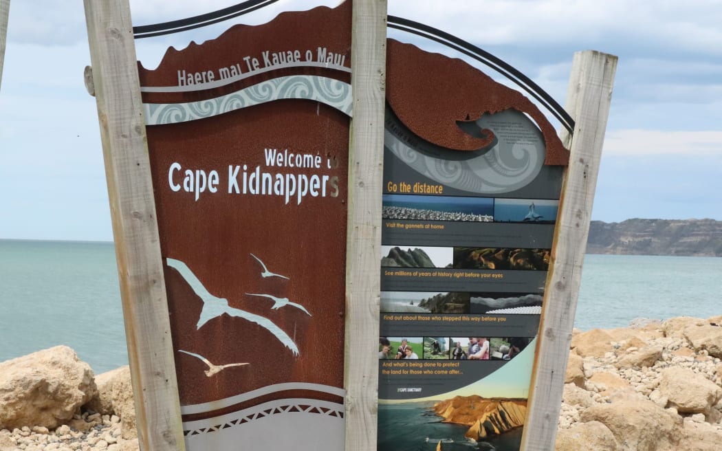 Cape Kidnappers in Hawke’s Bay is a popular tourism destination