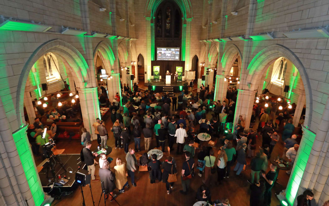 The Green Party's election night headquarters.