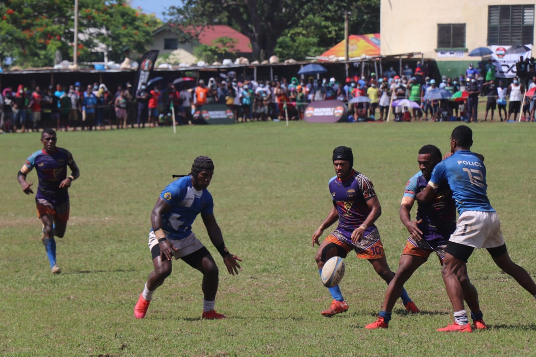 The Fiji Bitter Wairiki 7s rugby tournament on Taveuni.