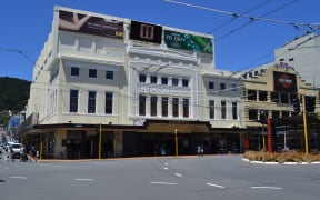 A mock-up plan for how the Embassy Theatre could look with electronic signage.