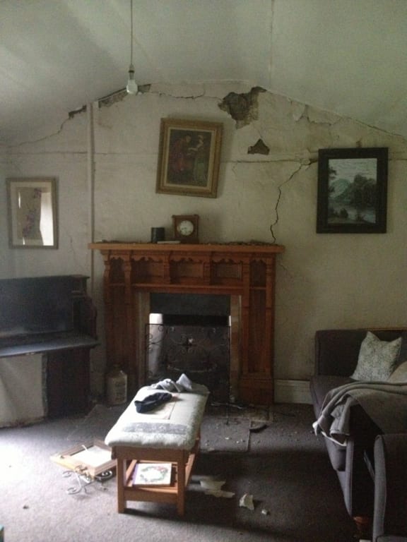 Laura Jean Kerslake watched the walls of her cottage crack as the tremors hit.