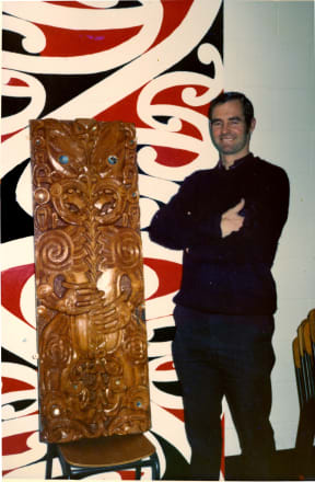 Fr David Gledhill at Hato Paora.  Circa 1970