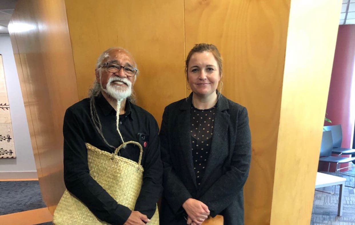 Tigilau Ness and Charlotte Ryan