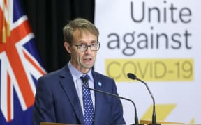 WELLINGTON, NEW ZEALAND - MARCH 31: Director-General of Health Dr Ashley Bloomfield speaks to media during a press conference at Parliament on March 31, 2020 in Wellington, New Zealand.
