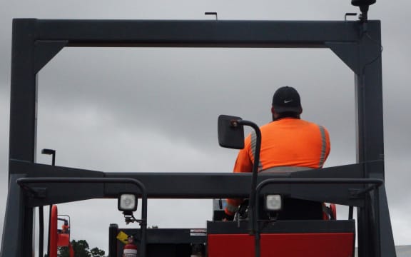 Emeio Clarke, 19, got his job with Downer through its high school work experience programme
