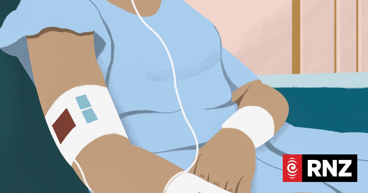 Close up, person on dialysis
