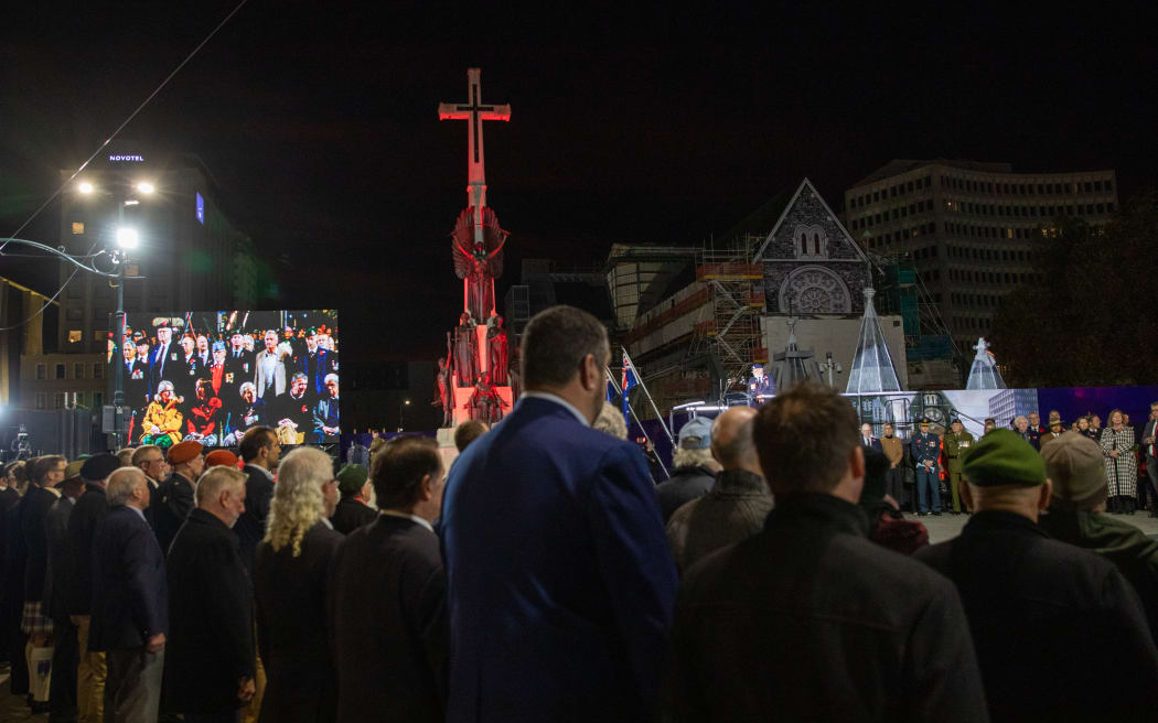 Anzac dawn service in Christchurch