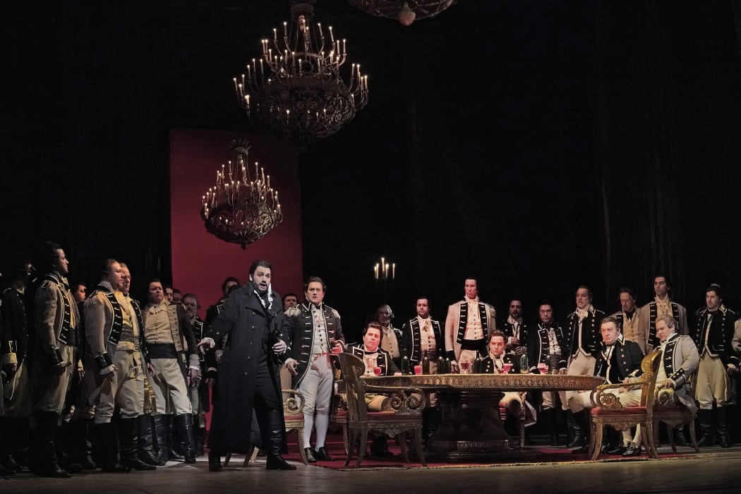Yusif Eyvazov as Hermann in Act 3