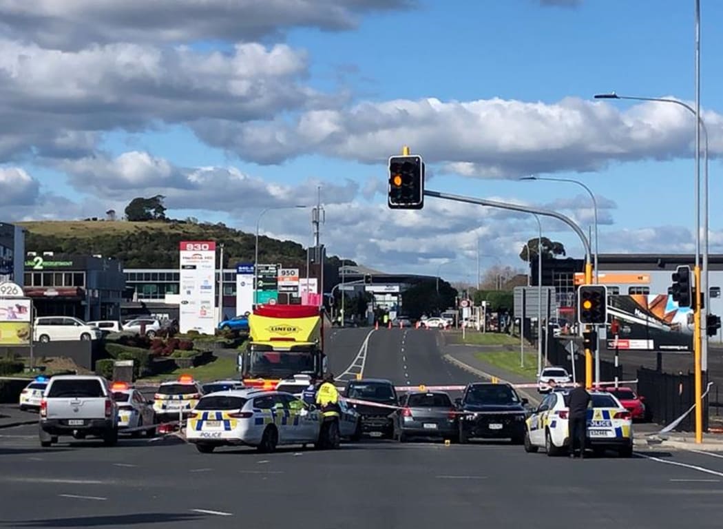 The scene of the shooting.