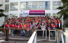 Participants at the 2023 Pacific Feminist Forum in Fiji in May 2023.