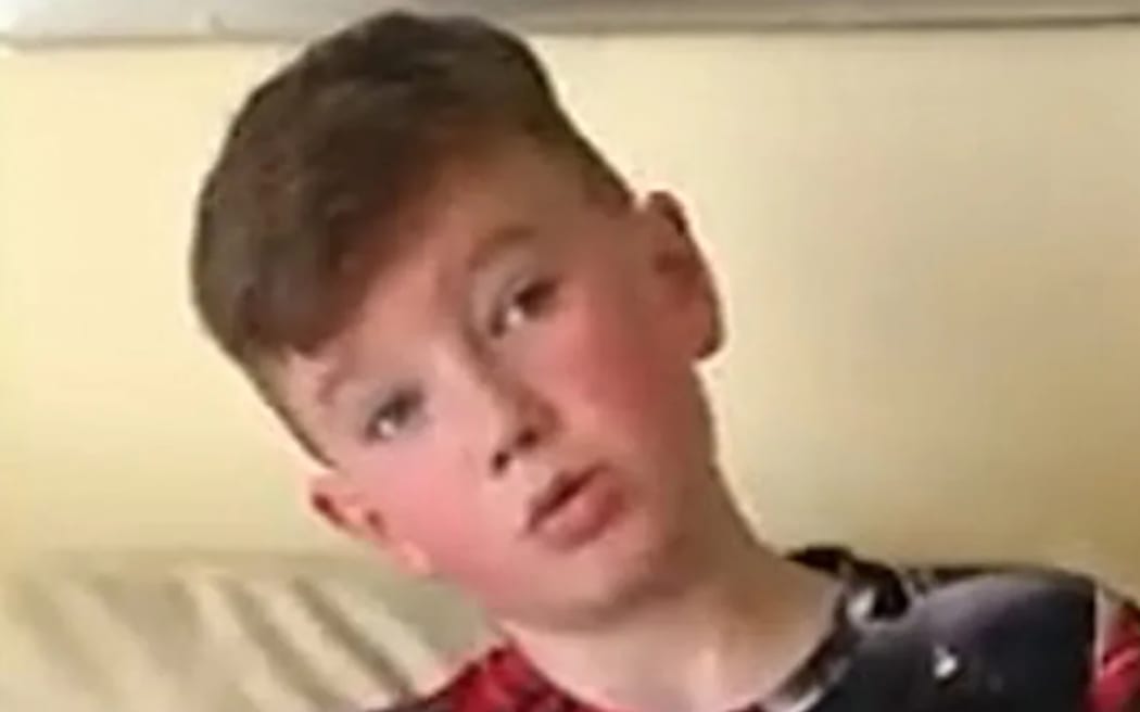 Picture of Alex Batty, a British boy who disappeared six years ago with his mother and grandfather, Alex Batty was finally found by a delivery driver in the foothills of the French Pyrenees.