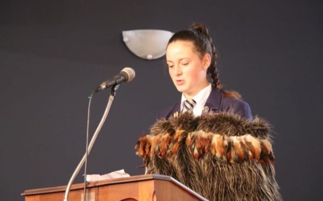 Napier Girls' High School head prefect Amaia Watson, one recipients of the Te Ara a Kupe Beaton Scholarship.