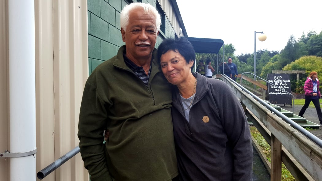 George Kururangi and Sophie Kurei had been in their Edgecumbe home for a just a week before the flood swamped the town.