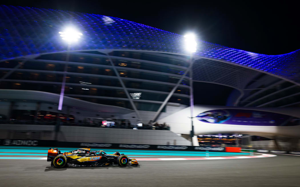 McLaren's Oscar Piastri at the 2023 Abu Dhabi Grand Prix.
