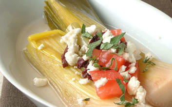 Leeks a la Grecque