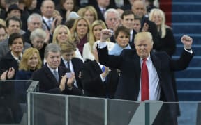 Donald Trump is inaugurated as the 45th President of the United States