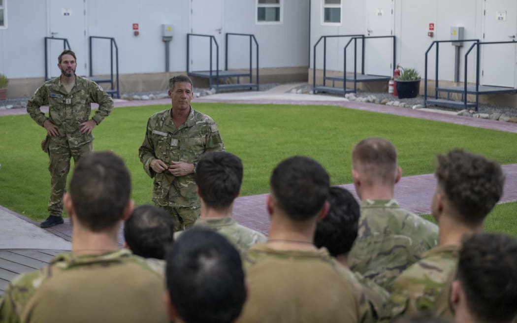Operation Kokako personnel are welcomed to the Middle East on 26 June, 2025 (NZST).
