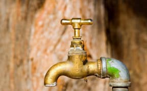 Water tap.