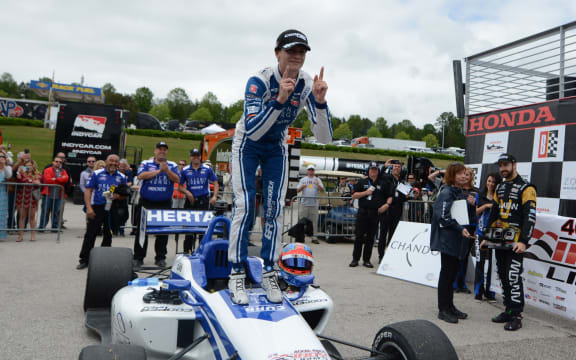Indycars driver Colton Herta.
