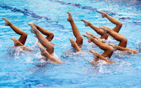 synchronized swimming